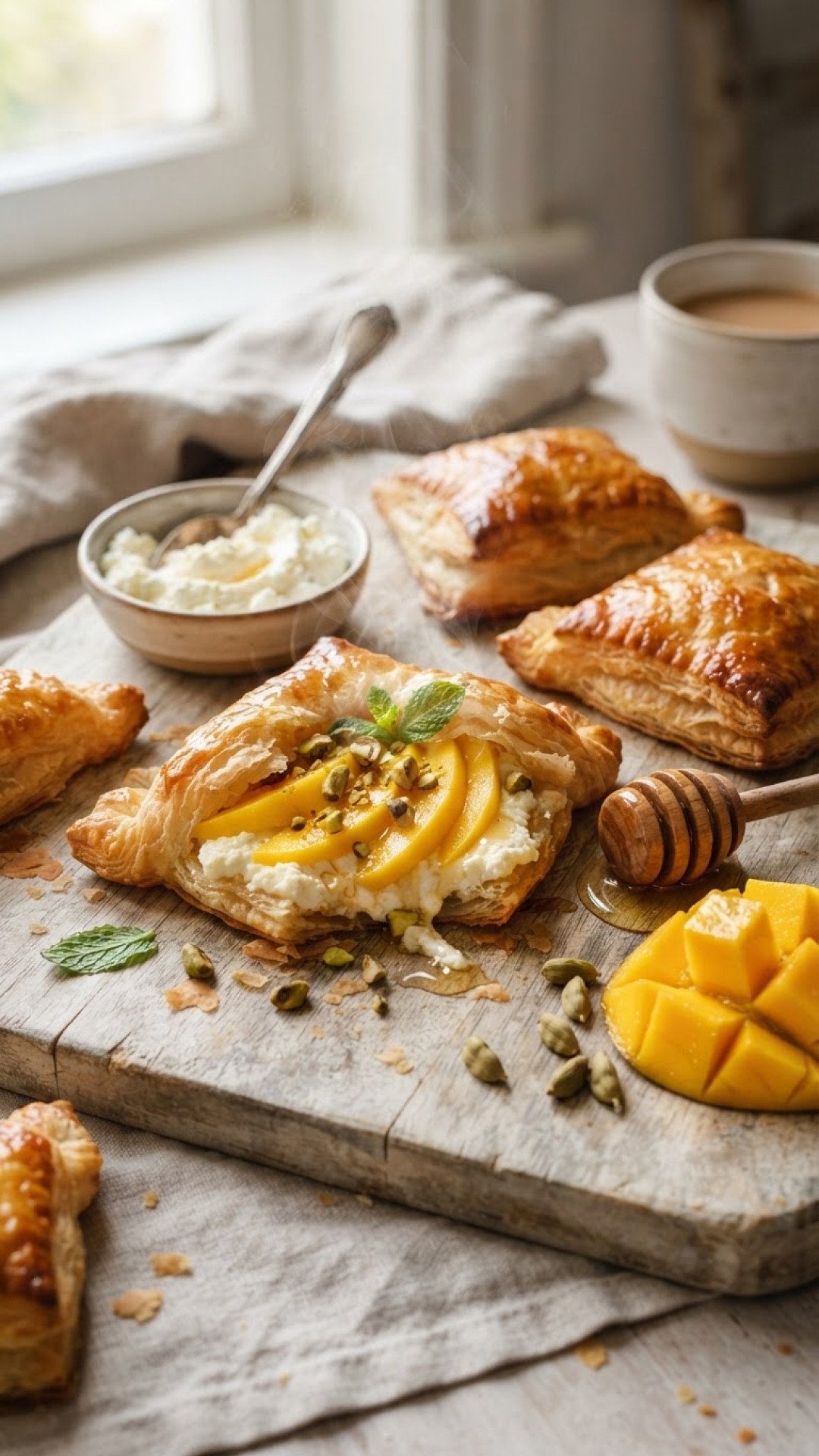 Easy Tropical Mango Pastries Preparation