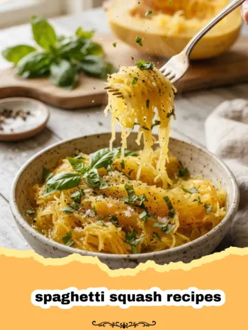 Cheesy Roasted Garlic Spaghetti Squash
