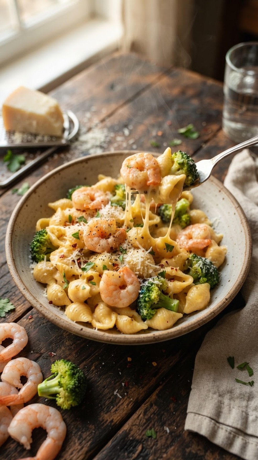 Gourmet Boxed Mac and Cheese Preparation
