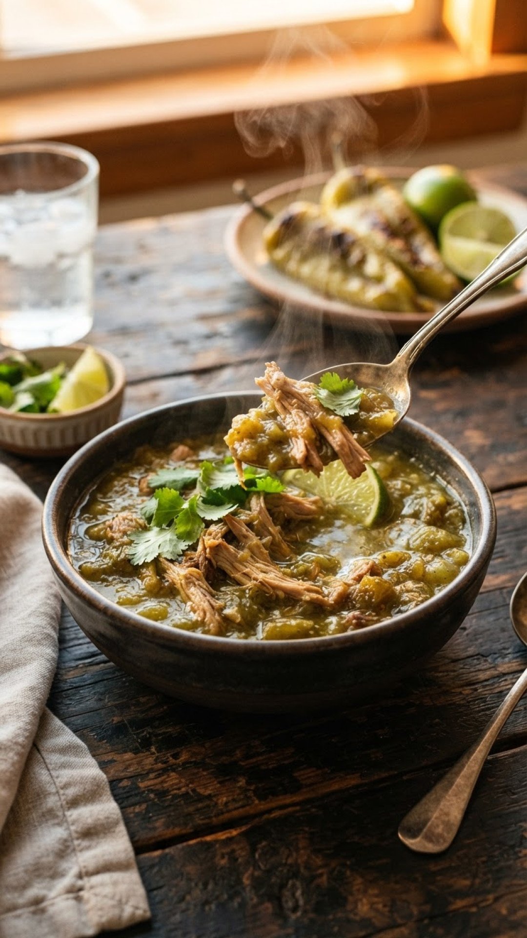Green Chili Chicken Enchiladas Preparation