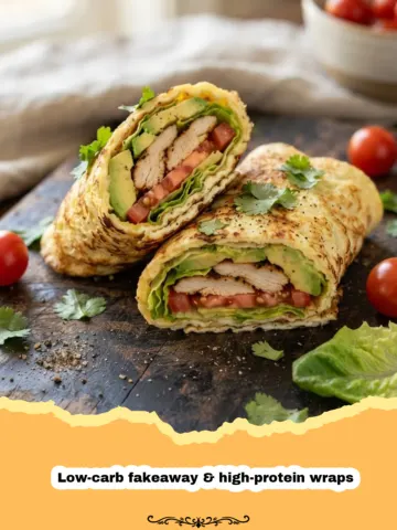 The Ultimate Low-Carb Fakeaway & High-Protein Wraps 3 The Ultimate Low-Carb Fakeaway & High-Protein Wraps