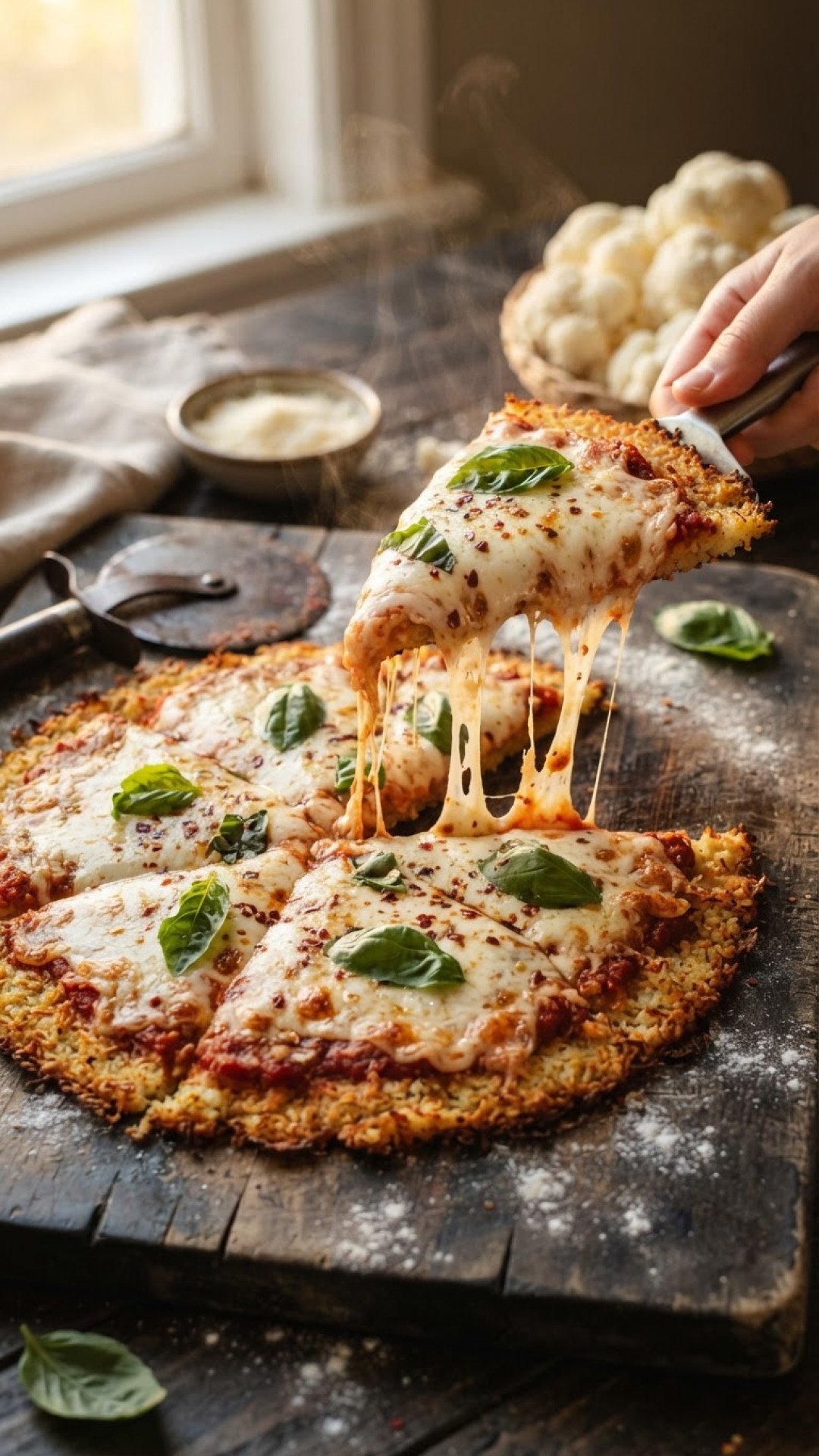 The Ultimate Guide to Flawless Riced Cauliflower Crust Pizza: Your Healthy Pizza Dream Come True! 4 Homemade Riced Cauliflower Crust Pizza Preparation
