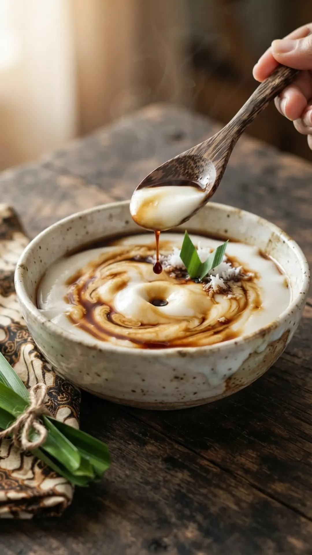 Velvety Comfort: My Favorite Indonesian Sweet Coconut Rice Pudding (Bubur Sumsum) 4 Indonesian Sweet Coconut Rice Pudding (Bubur Sumsum) Preparation