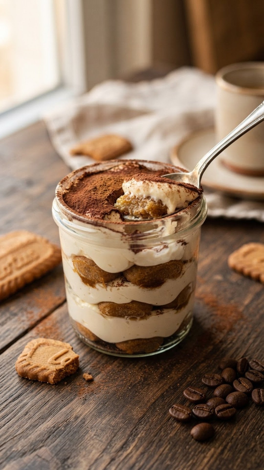 Light & Refreshing Yogurt Tiramisu Preparation