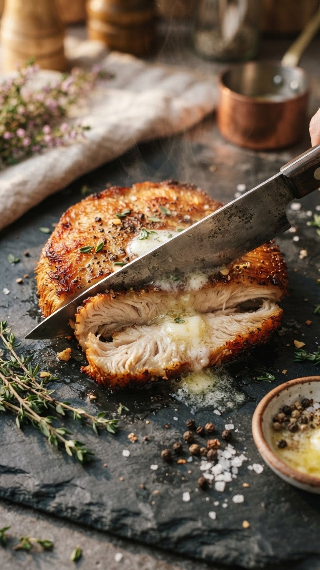 The Ultimate Pan-Seared Lion's Mane Mushroom Steak: A Culinary Revelation 4 Pan-Seared Lion's Mane Mushroom Steaks Preparation