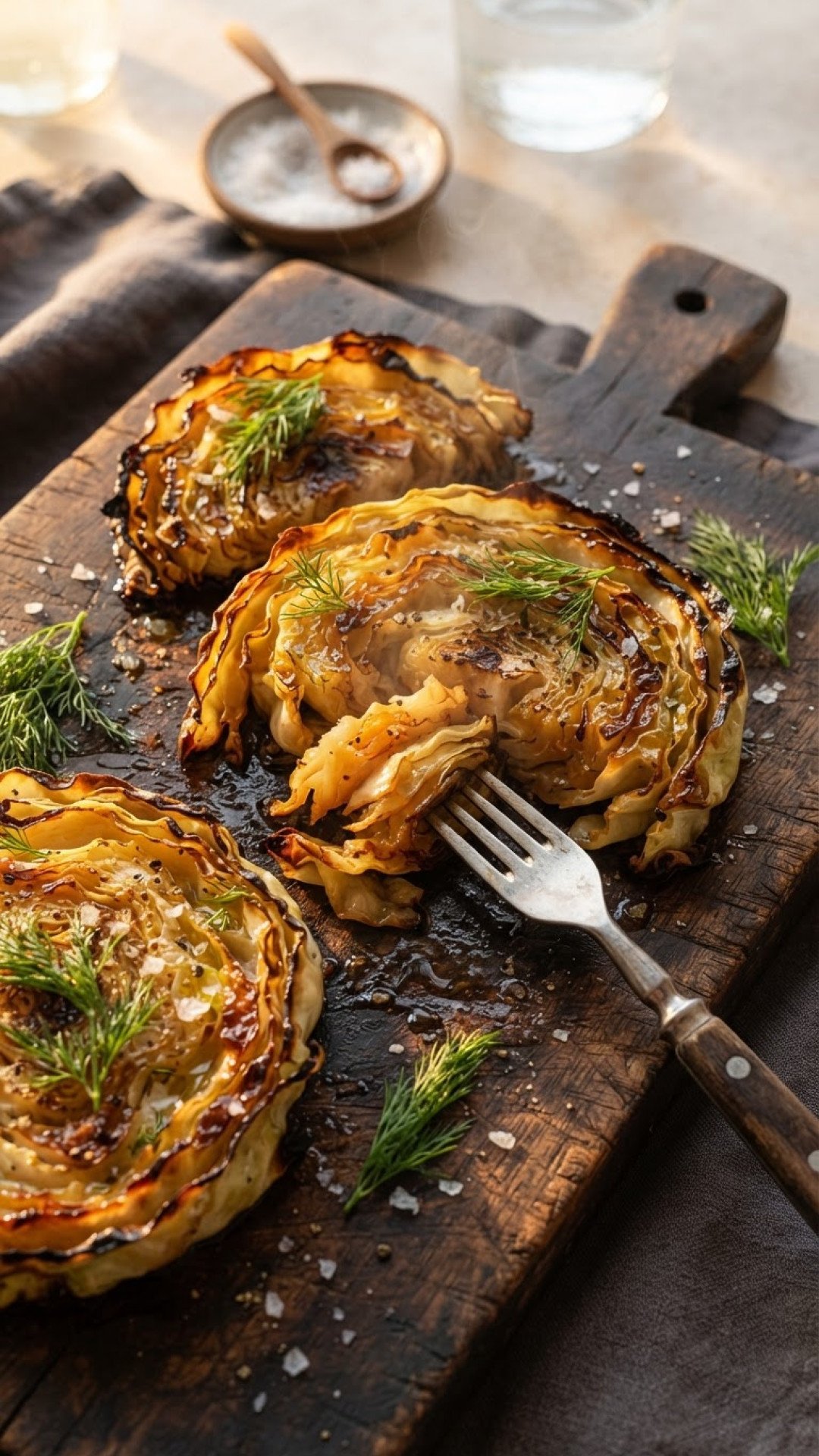 The Easiest & Most Flavorful Roasted Cabbage Steaks You'll Ever Make 4 Perfect Roasted Cabbage Steaks Preparation