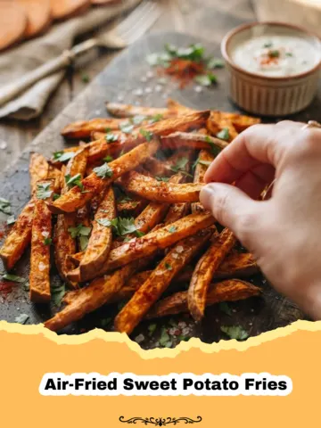 The Crispiest Air-Fried Sweet Potato Fries You’ll Ever Make!