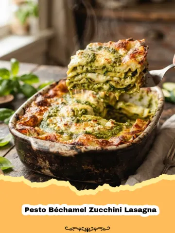 Indulge in Light & Creamy: Pesto Béchamel Zucchini Lasagna 8 Indulge in Light & Creamy: Pesto Béchamel Zucchini Lasagna