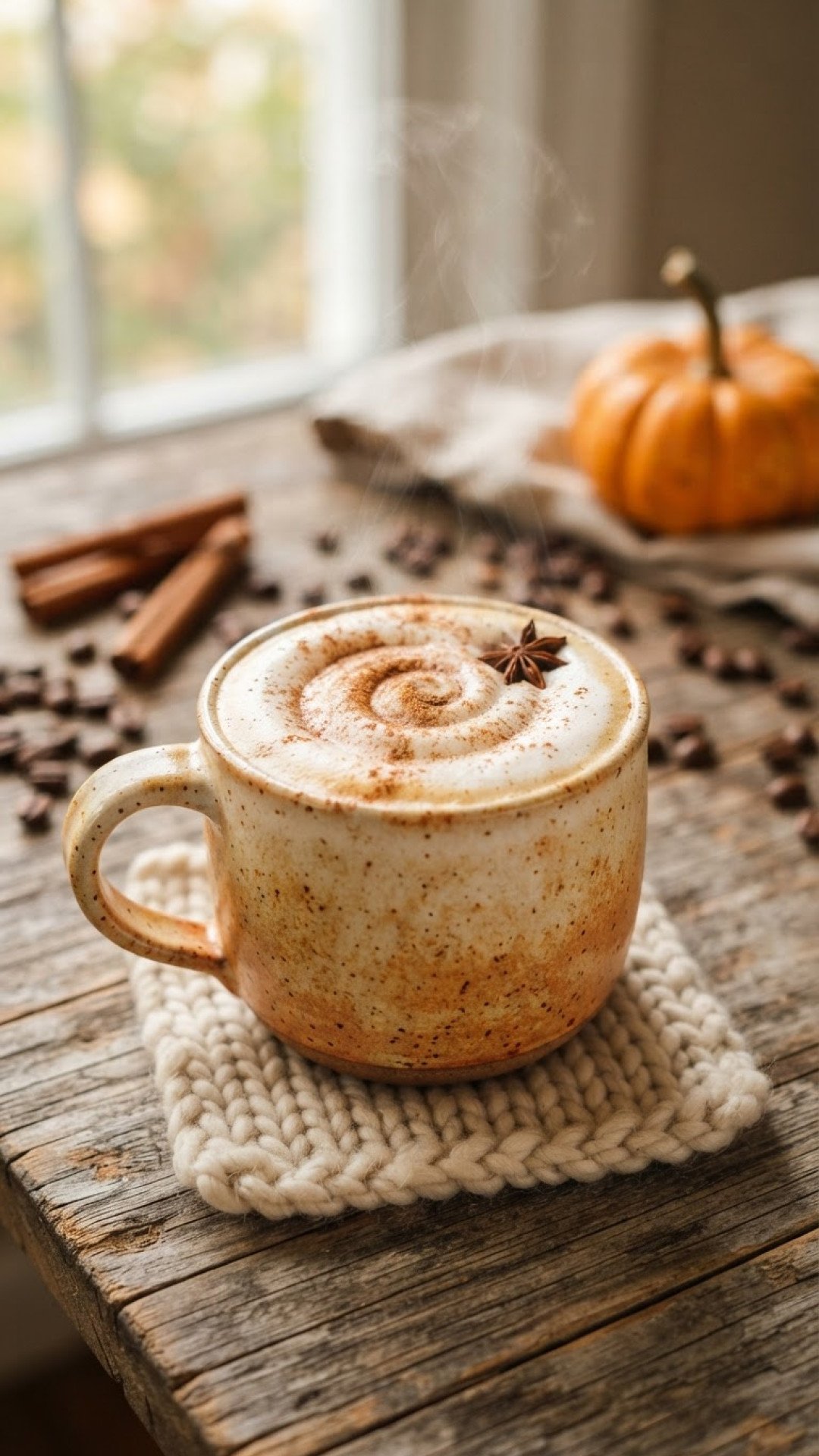 Pumpkin Protein Latte Preparation