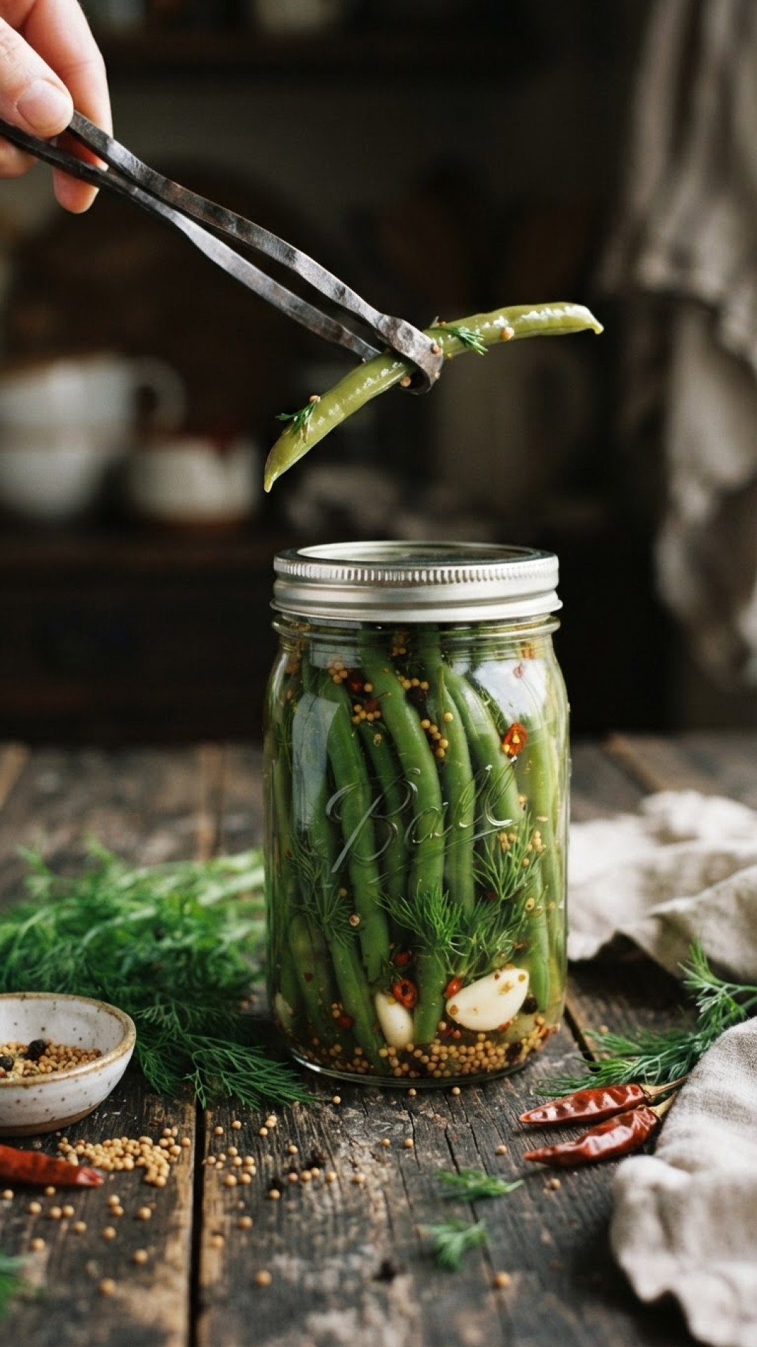 Quick & Easy Pickled Green Beans Preparation