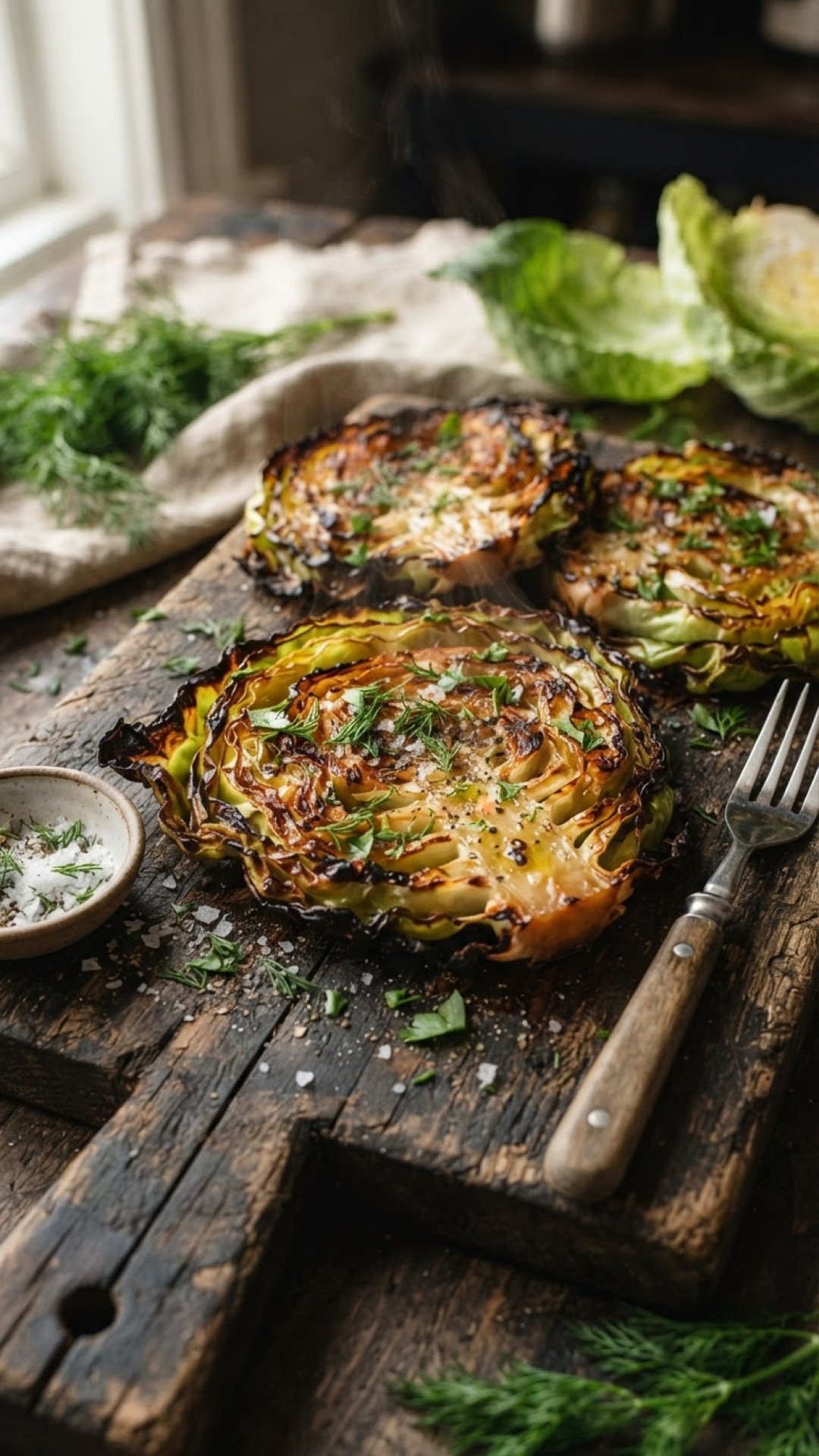 Roasted Cabbage Steaks Preparation
