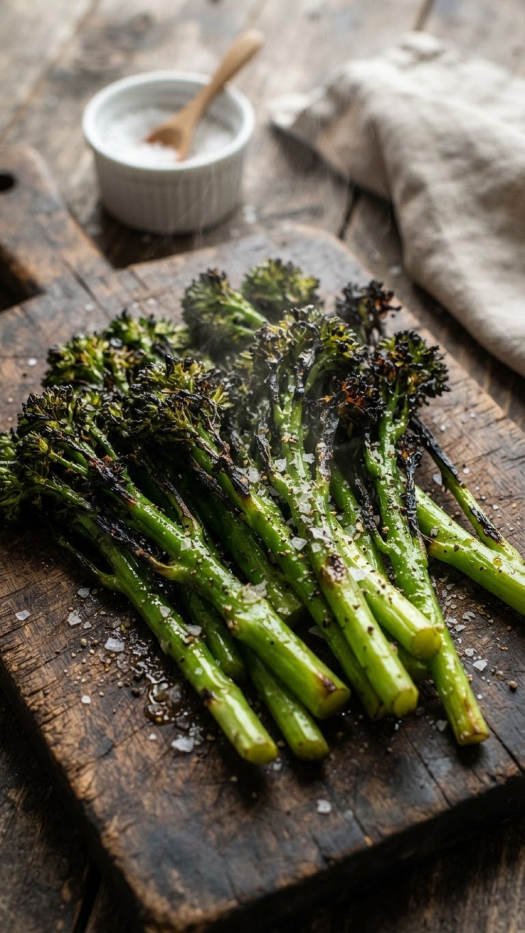 Roasted Garlic Parmesan Broccolini: The Easiest & Most Flavorful Side Dish 4 Roasted Garlic Parmesan Broccolini Preparation