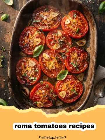 The Ultimate Slow-Roasted Herb Garlic Roma Tomatoes