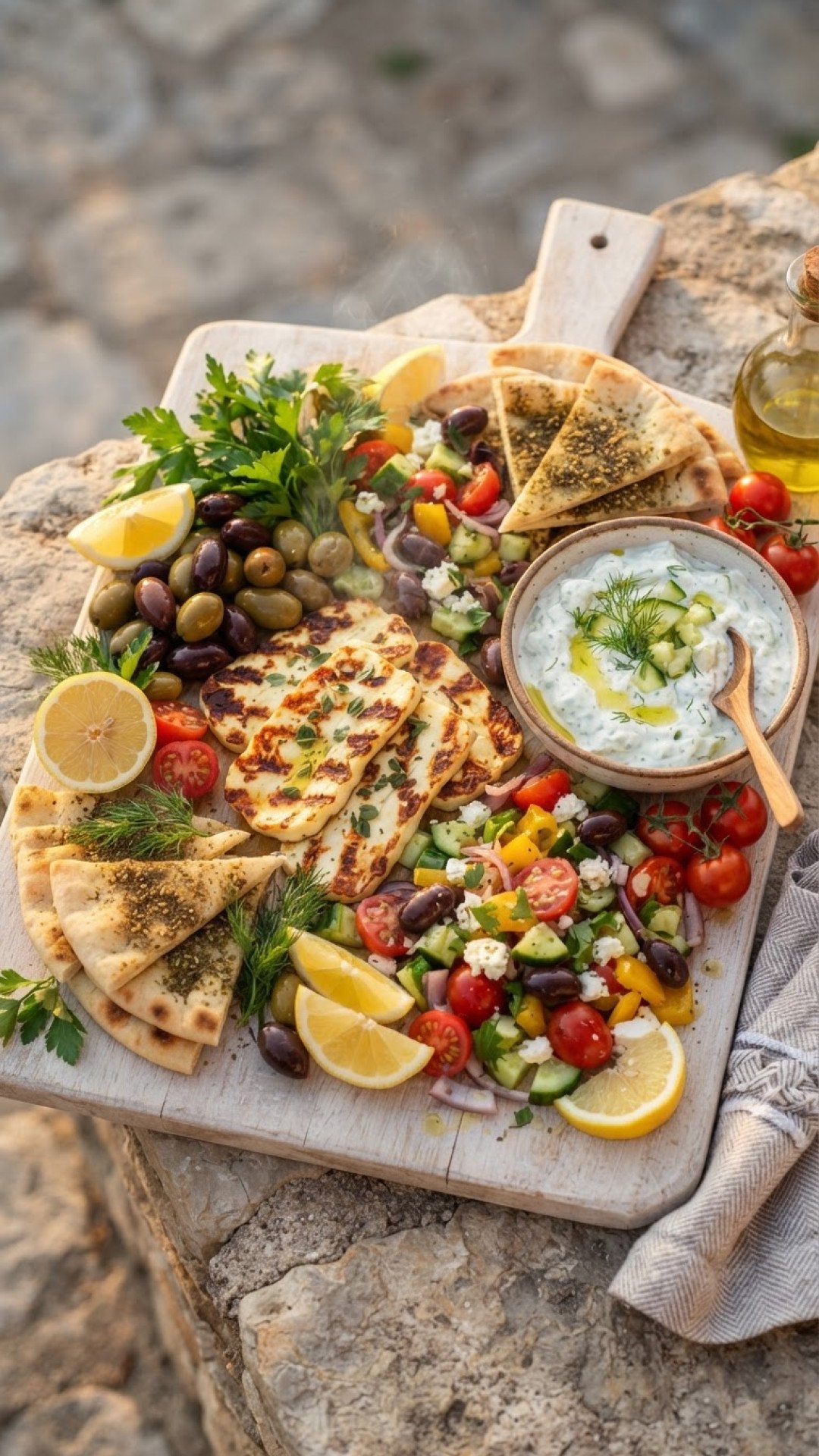 Sheet Pan Mediterranean Salmon with Roasted Vegetables and Feta Preparation