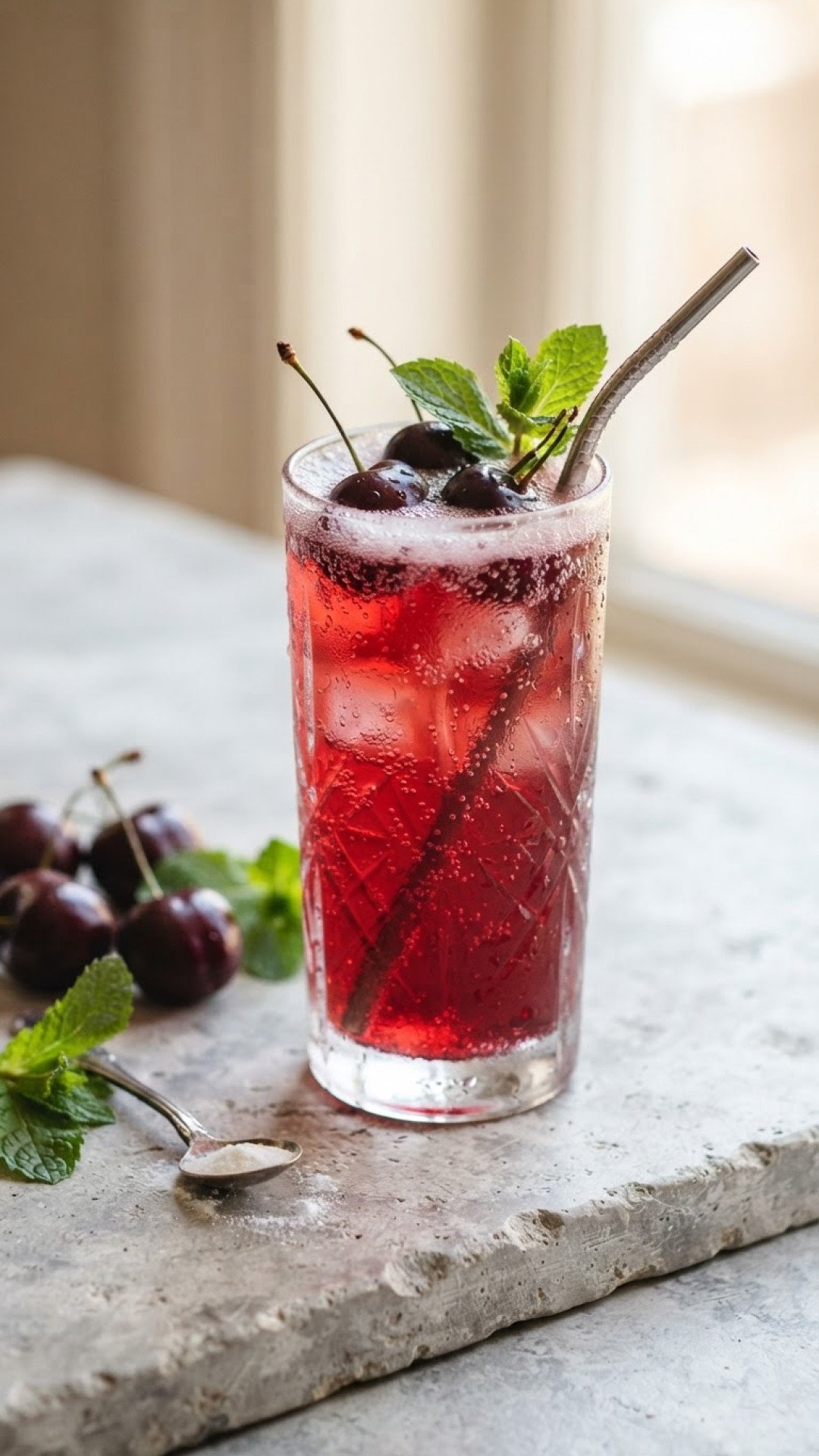 Sleepy Girl Mocktail Preparation