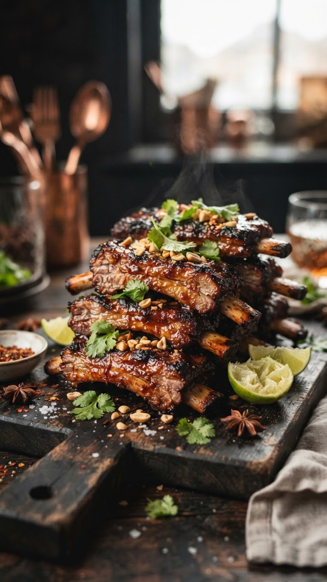 Tamarind Glazed Lamb Ribs Preparation