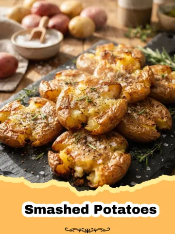 The Ultimate Crispy & Fluffy Smashed Potatoes Recipe