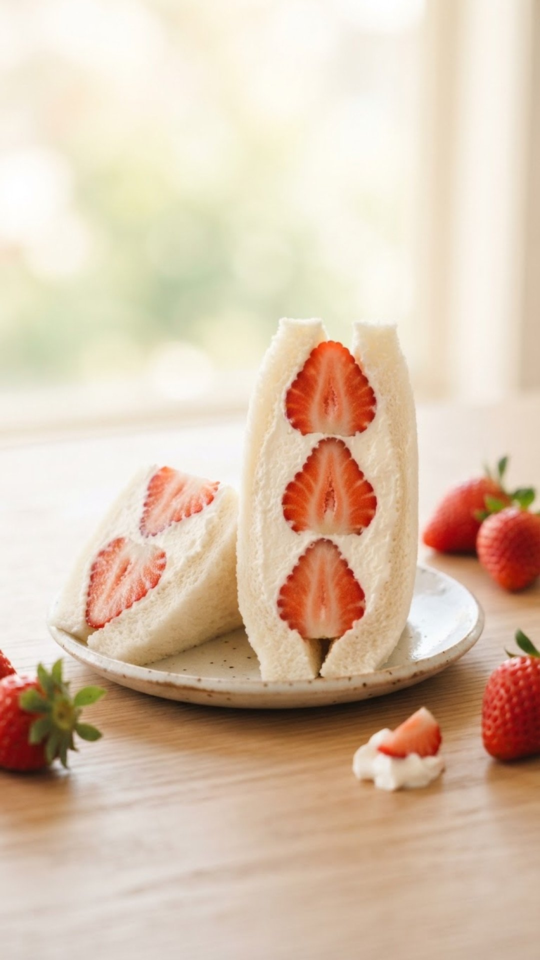 The Dreamy Japanese Strawberry Sando: A Sweet & Simple Delicacy 4 The Dreamy Japanese Strawberry Sando Preparation