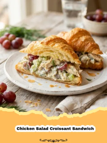 The Ultimate Chicken Salad Croissant Sandwich: Flaky, Creamy, and Irresistible 7 The Ultimate Chicken Salad Croissant Sandwich: Flaky, Creamy, and Irresistible