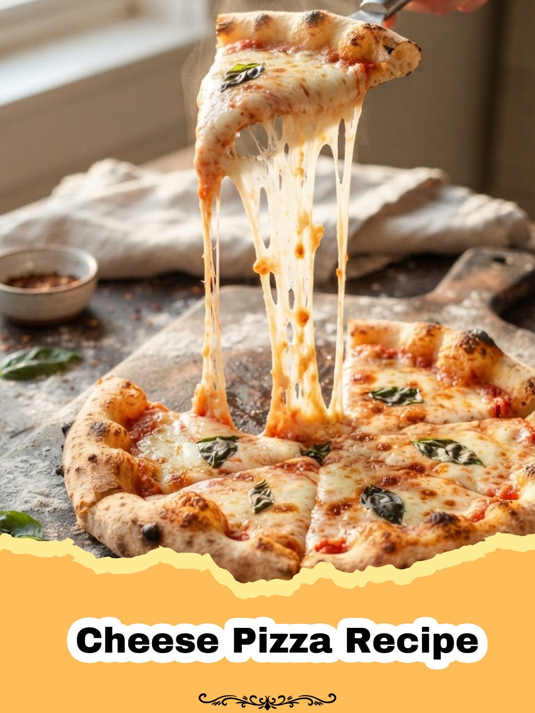 The Ultimate Homemade Cheese Pizza Preparation