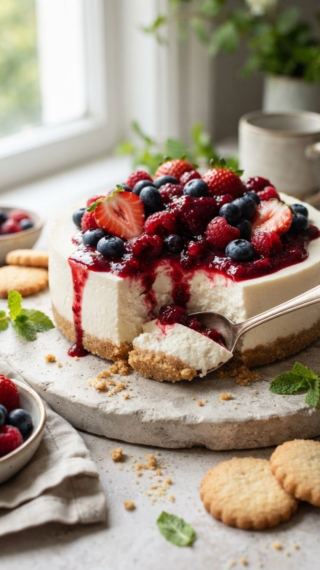 Viral Skyr Cheesecake Preparation