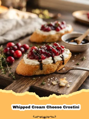 The Ultimate Whipped Cream Cheese Crostini: An Effortless Appetizer You’ll Love