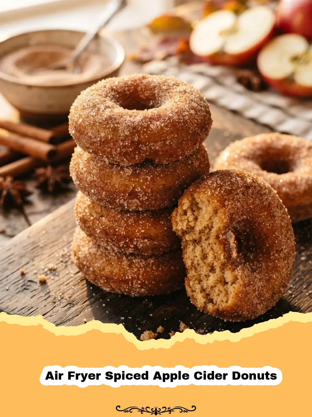 The Ultimate Air Fryer Spiced Apple Cider Donuts 4 Air Fryer Spiced Apple Cider Donuts Preparation