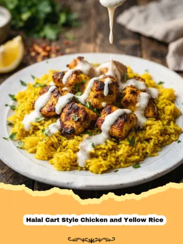 Craving NYC? Make the BEST Halal Cart Style Chicken and Yellow Rice at Home! 10 Craving NYC? Make the BEST Halal Cart Style Chicken and Yellow Rice at Home!