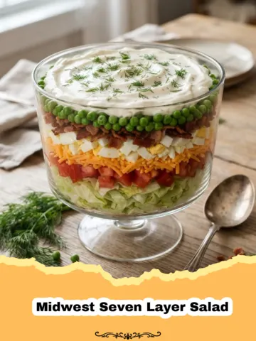 Nostalgic Delight: My Grandma’s Irresistible Midwest Seven Layer Salad Recipe