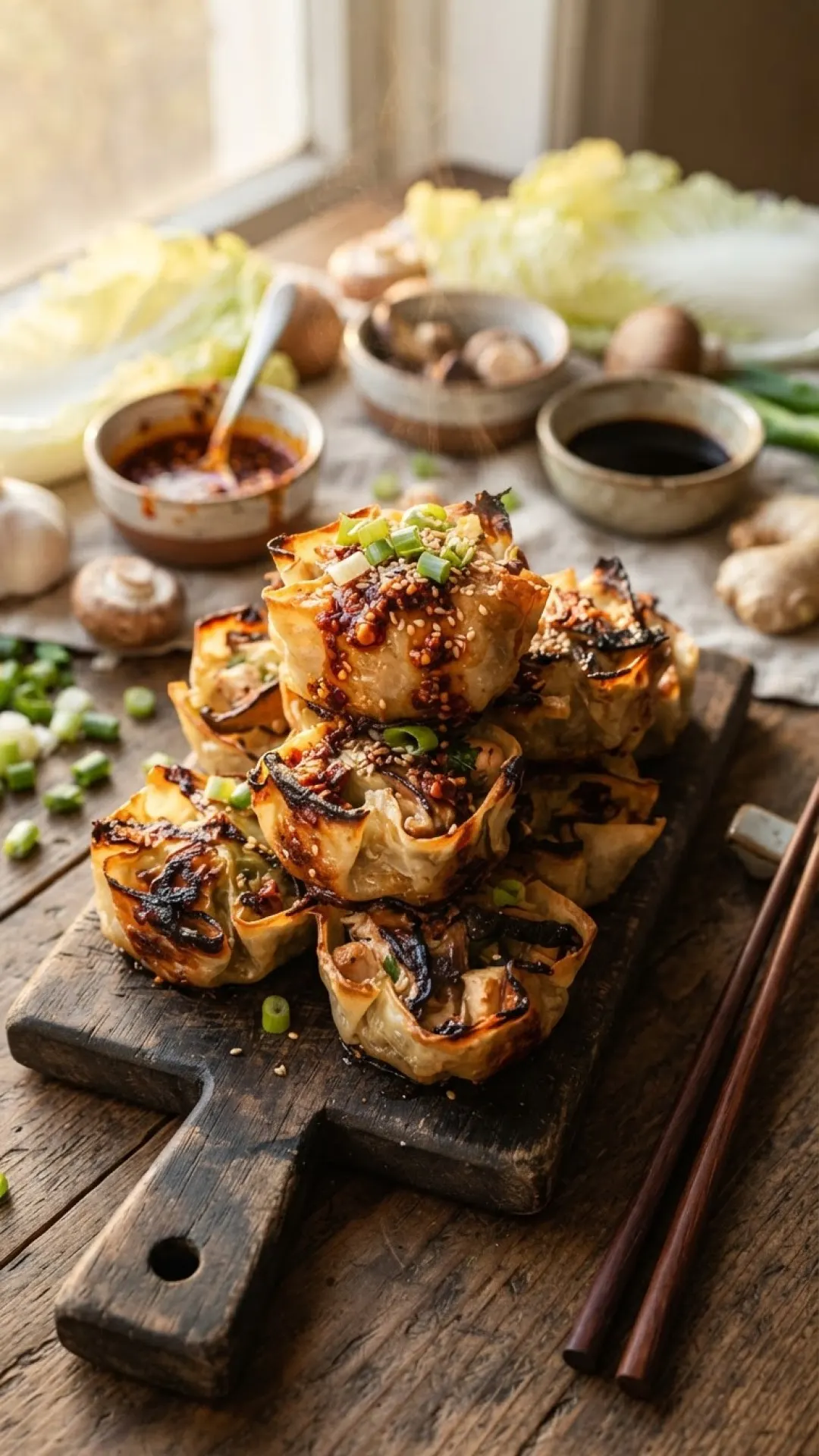 Crispy Cabbage Roll Dumpling Cups: A Modern Twist on a Classic Comfort! 4 Crispy Cabbage Roll Dumpling Cups Preparation