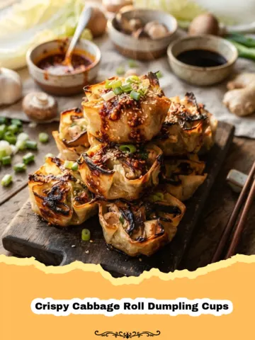 Crispy Cabbage Roll Dumpling Cups: A Modern Twist on a Classic Comfort!