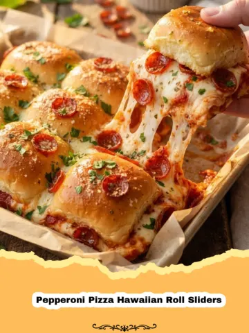 The Ultimate Pepperoni Pizza Hawaiian Roll Sliders: Easy & Cheesy!