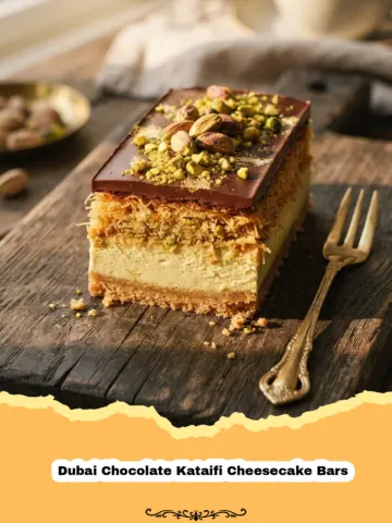 Beyond Bliss: Indulge in Dubai Chocolate Kataifi Cheesecake Bars