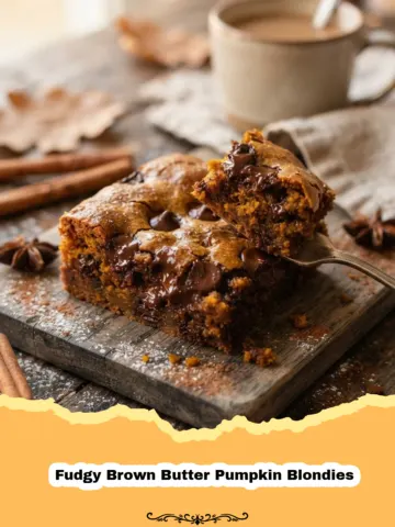 Autumn's Golden Embrace: The Most Divine Fudgy Brown Butter Pumpkin Blondies You'll Ever Bake! 2 Autumn’s Golden Embrace: The Most Divine Fudgy Brown Butter Pumpkin Blondies You’ll Ever Bake!