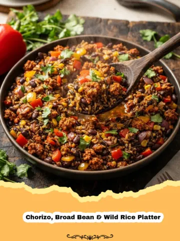 Embrace the Harvest: A Hearty Chorizo, Broad Bean & Wild Rice Platter for Cozy Evenings 4 Embrace the Harvest: A Hearty Chorizo, Broad Bean & Wild Rice Platter for Cozy Evenings