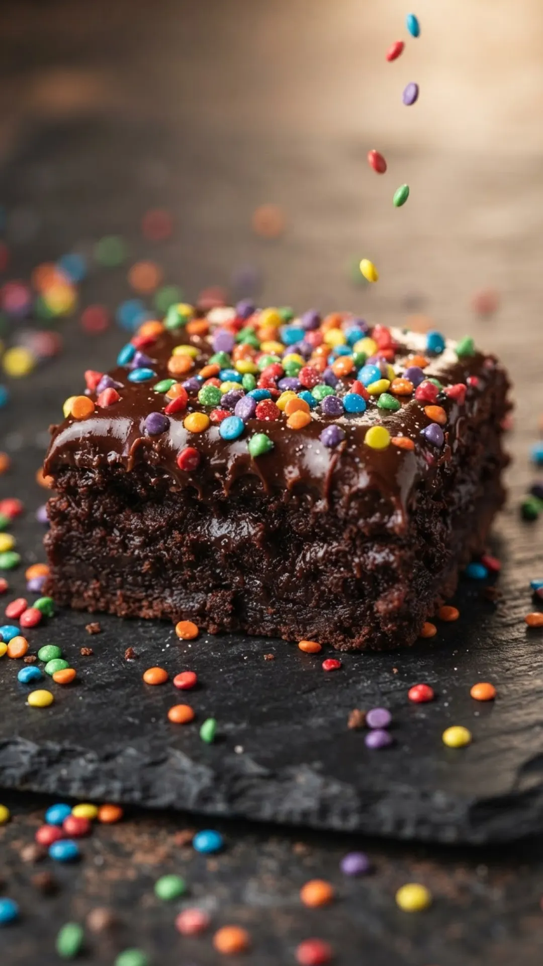 Homemade Cosmic Brownies Preparation