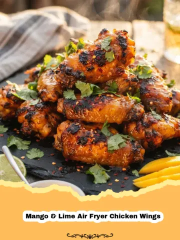 Tropical Tango: Crispy Mango & Lime Air Fryer Chicken Wings That Will Blow Your Mind!