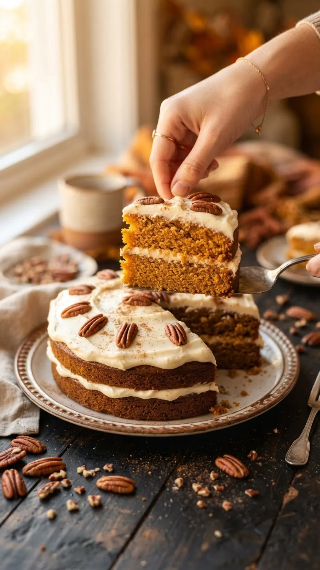 The Ultimate Autumn Indulgence: Our Best Ever Spiced Pumpkin Cake 4 Our Best Ever Spiced Pumpkin Cake with Cream Cheese Frosting Preparation