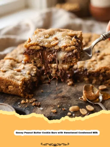 The Ultimate Indulgence: Gooey Peanut Butter Cookie Bars with Sweetened Condensed Milk 9 The Ultimate Indulgence: Gooey Peanut Butter Cookie Bars with Sweetened Condensed Milk