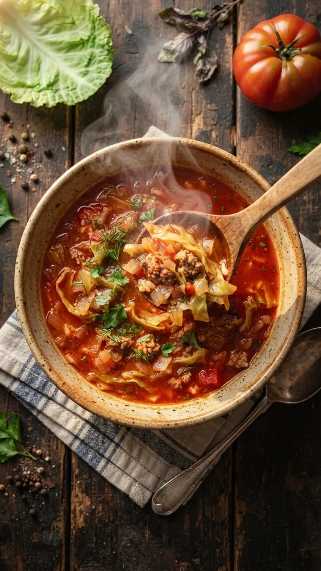 Embrace Comfort: My Heartwarming Polish Golombki Cabbage Roll Soup Recipe 4 Polish Golombki Cabbage Roll Soup Preparation