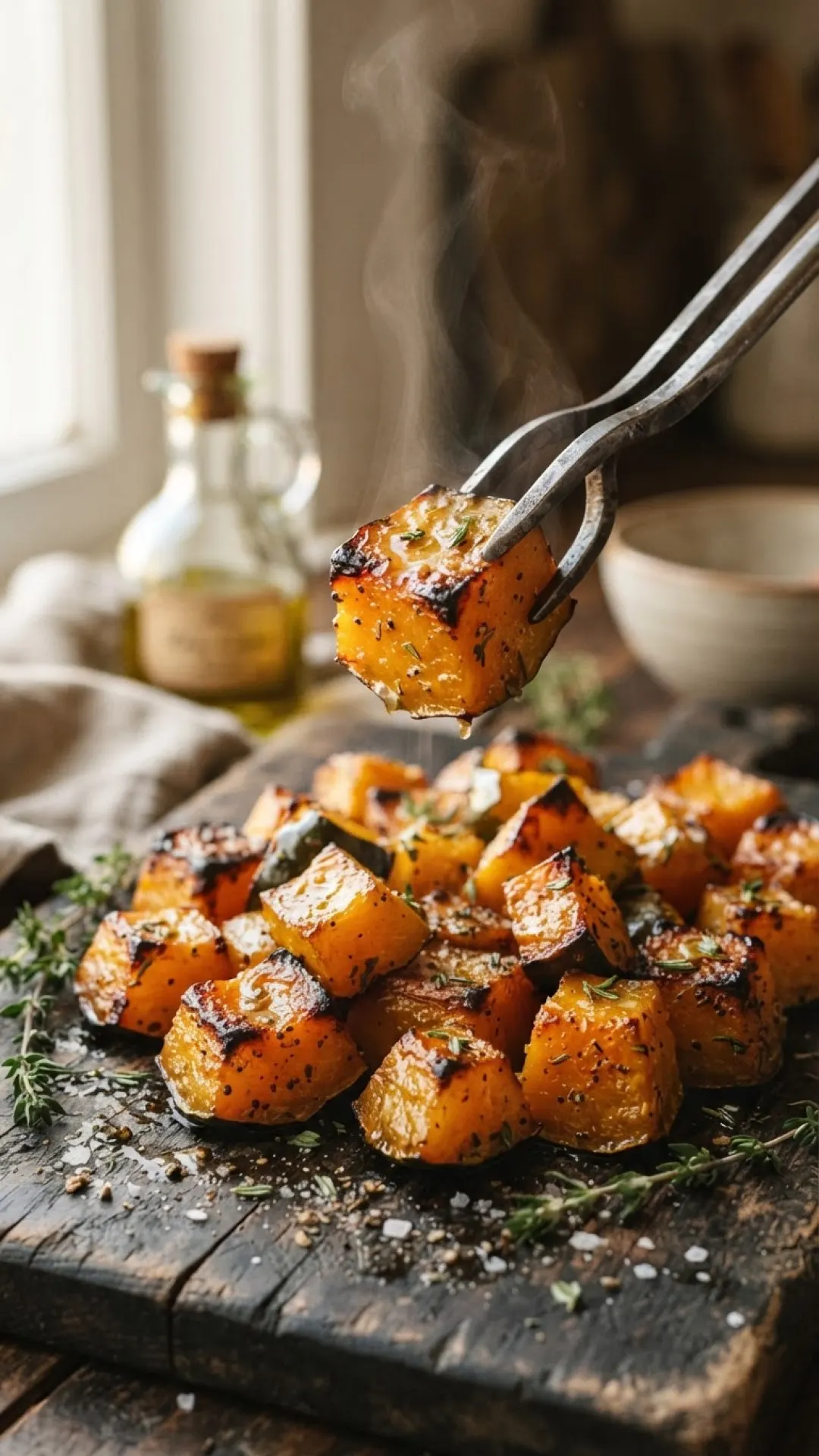 Cozy Roasted Acorn Squash with Maple Pecan Glaze: A Taste of Autumn 4 Roasted Acorn Squash with Maple Pecan Glaze Preparation