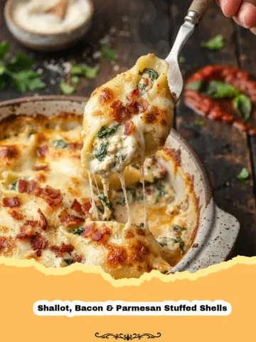 The Ultimate Shallot, Bacon & Parmesan Stuffed Shells 6 The Ultimate Shallot, Bacon & Parmesan Stuffed Shells