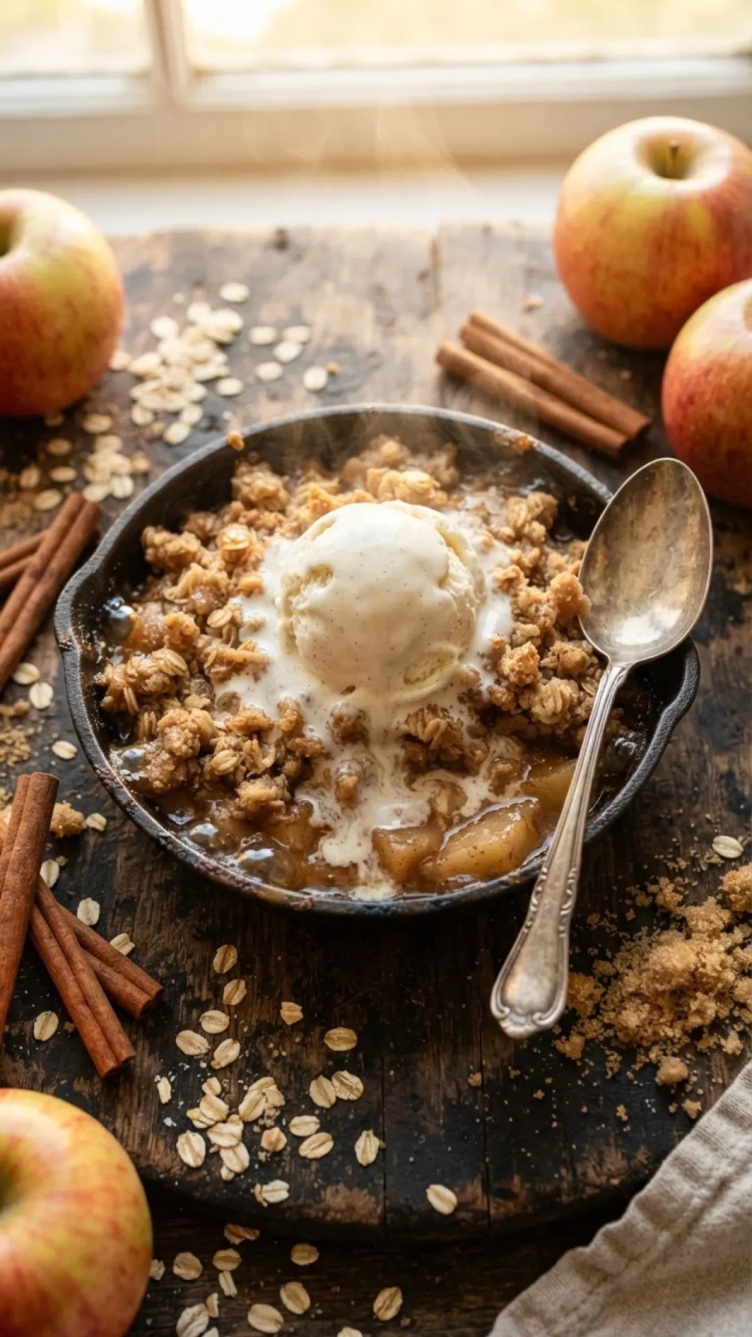 The Ultimate Single-Serve Apple Crisp with Browned Butter: A Cozy Treat for One 4 Single-Serve Apple Crisp with Browned Butter Preparation