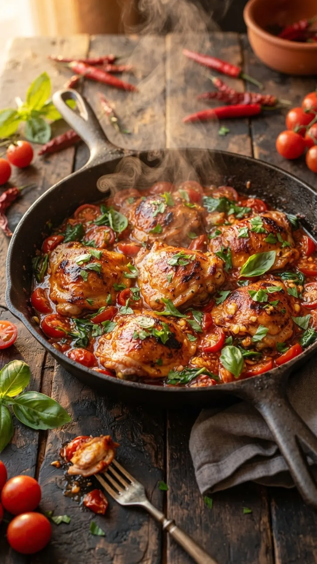 Spicy Zest: Calabrian Chili Chicken Salad Preparation