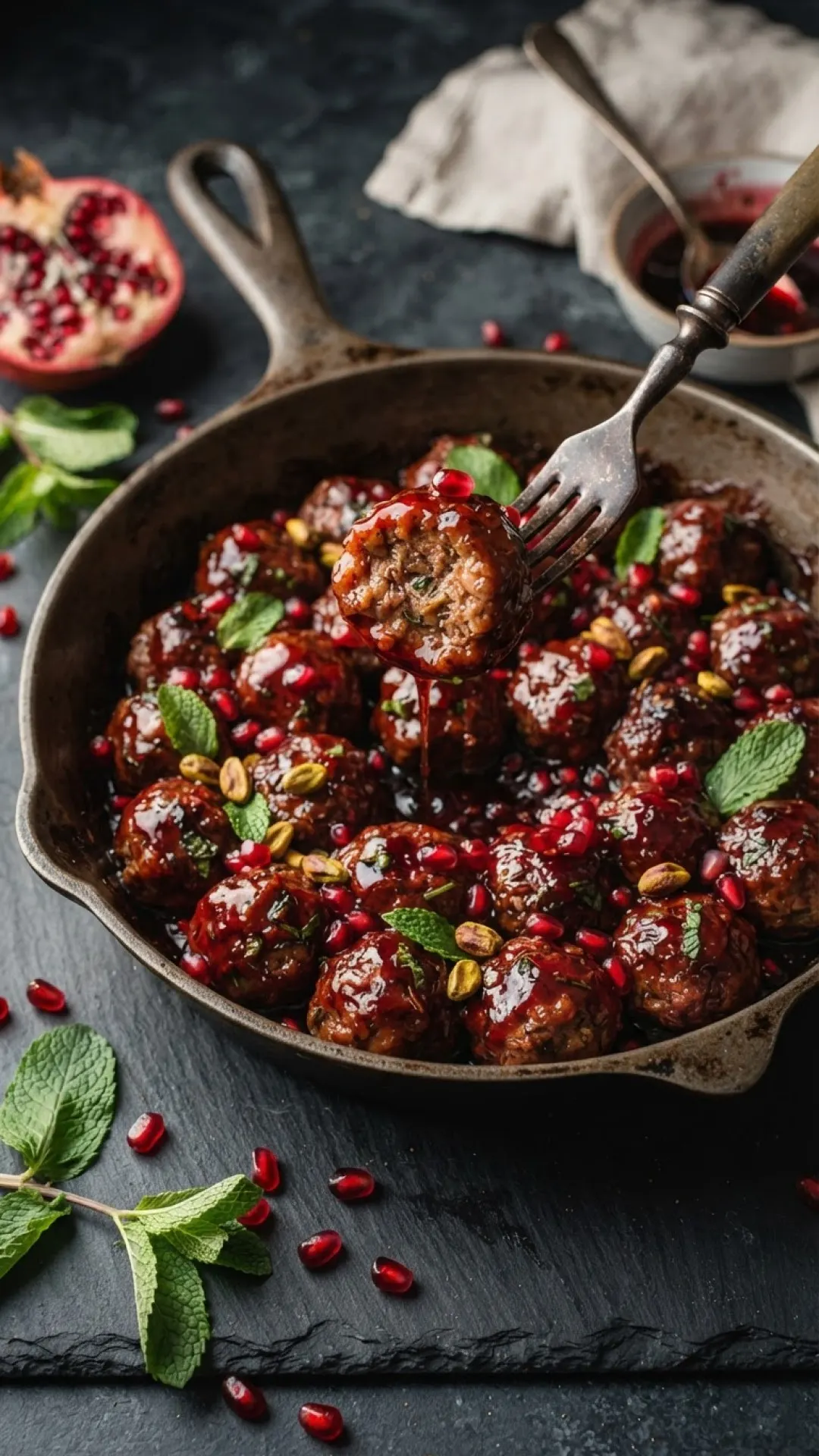 Sweet, Tangy, and Irresistible: Tart Cherry & Pomegranate Glazed Meatballs! 4 Tart Cherry & Pomegranate Glazed Meatballs Preparation