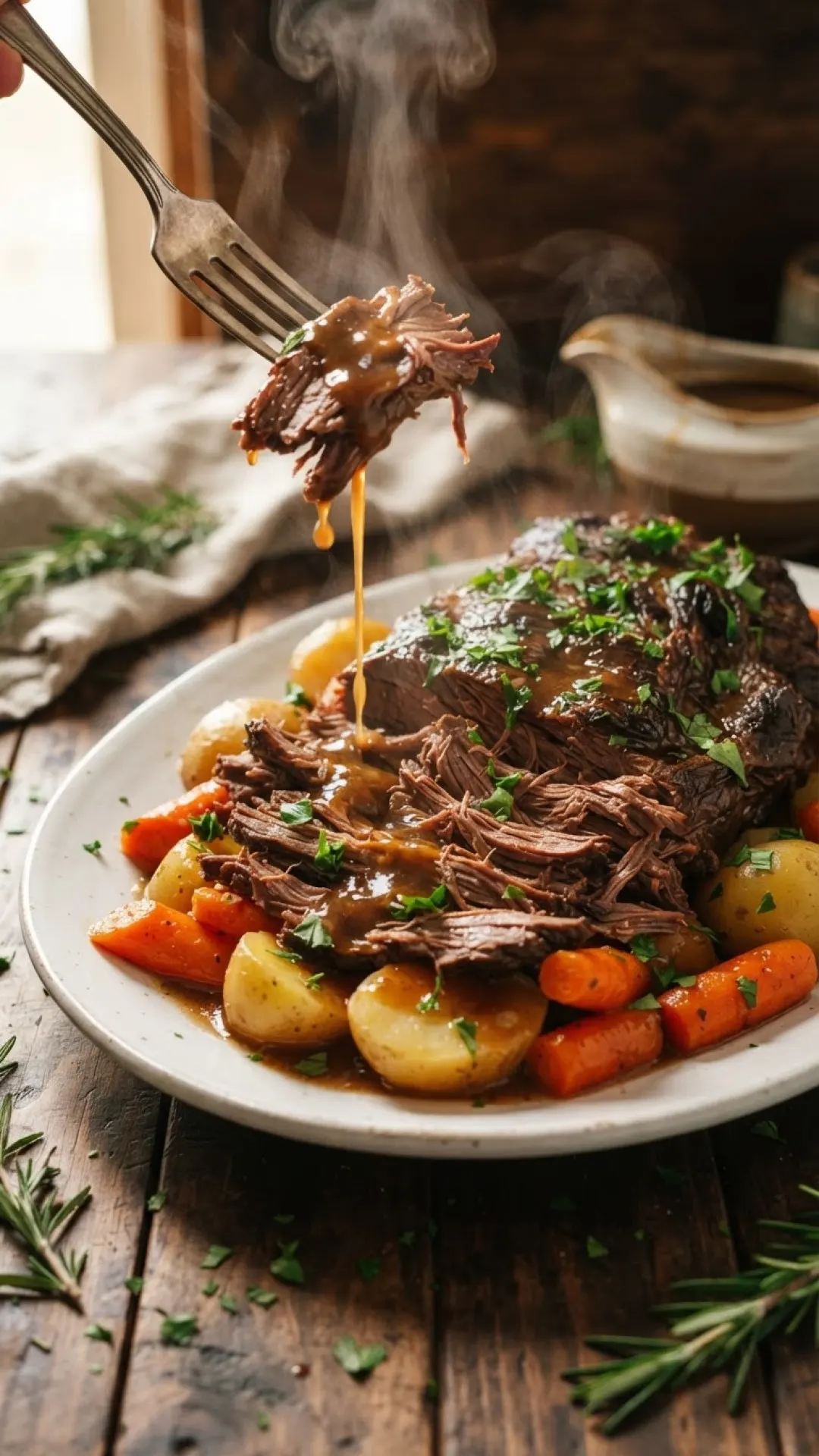 The Ultimate Tender & Flavorful Slow Cooker Pot Roast Preparation