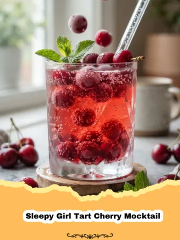 Sip Your Way to Dreamland: The Viral Sleepy Girl Tart Cherry Mocktail Recipe