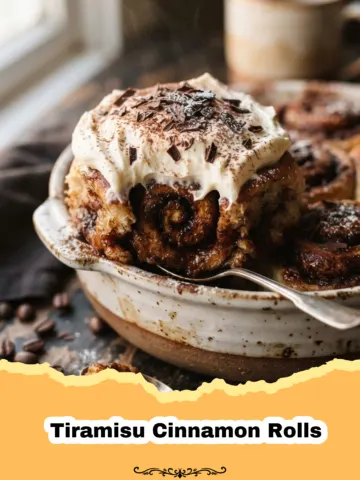 Divine Fusion: Tiramisu Cinnamon Rolls – A Taste of Heaven!