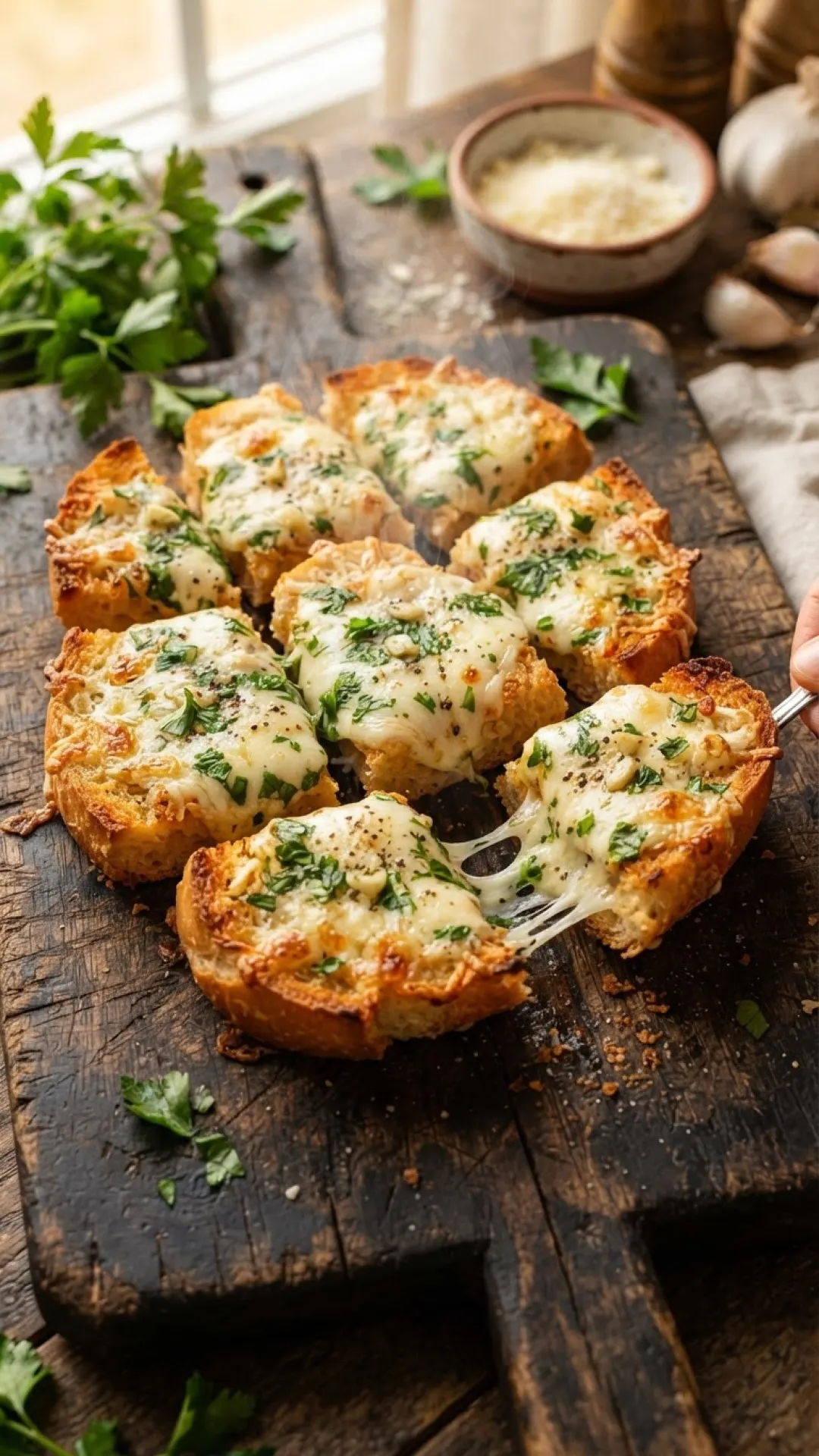 Ultimate Air Fryer Garlic Bread Preparation